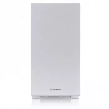 Caja de PC Thermaltake S100 Tempered Glass Snow Edition Micro Tower blanca