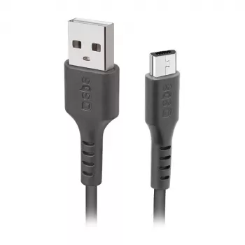 SBS TECABLEMICRO2K cable USB A Micro-USB B macho a macho negro 2 m (TEKabelMICRO2K)