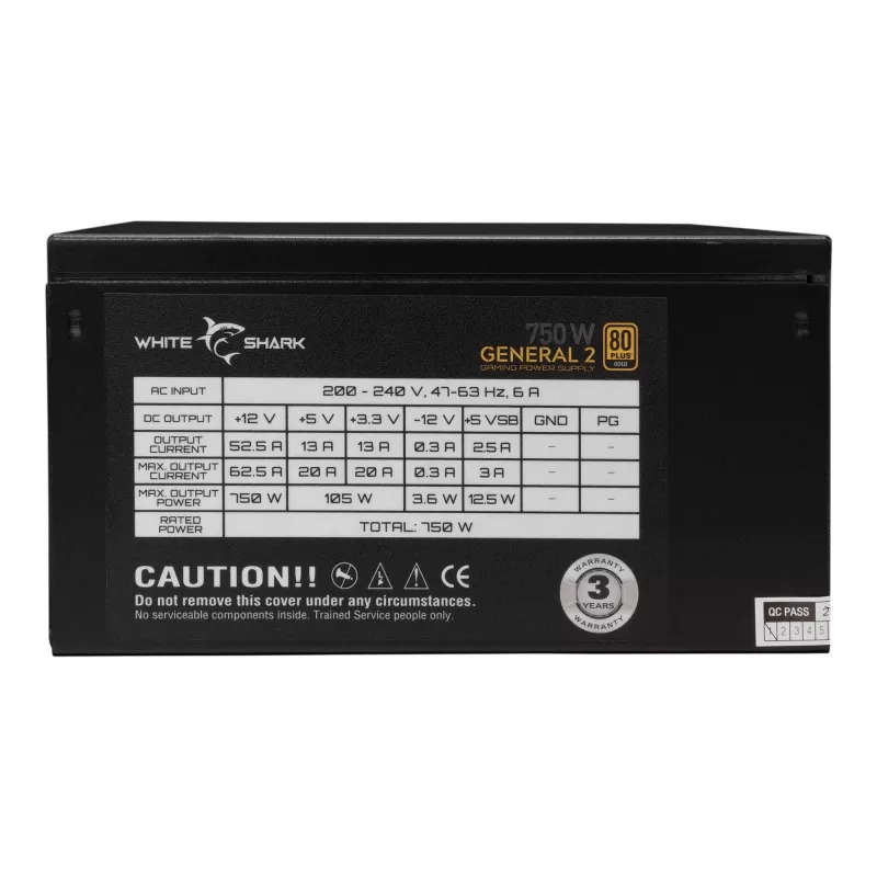 Fuente de alimentación White Shark GPSU-750W General-2 750W