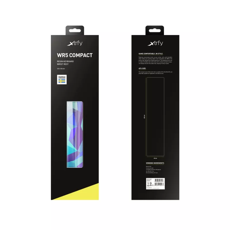 Reposamuñecas CHERRY XTRFY WR5 Compact Litus Resin 325x80x19mm