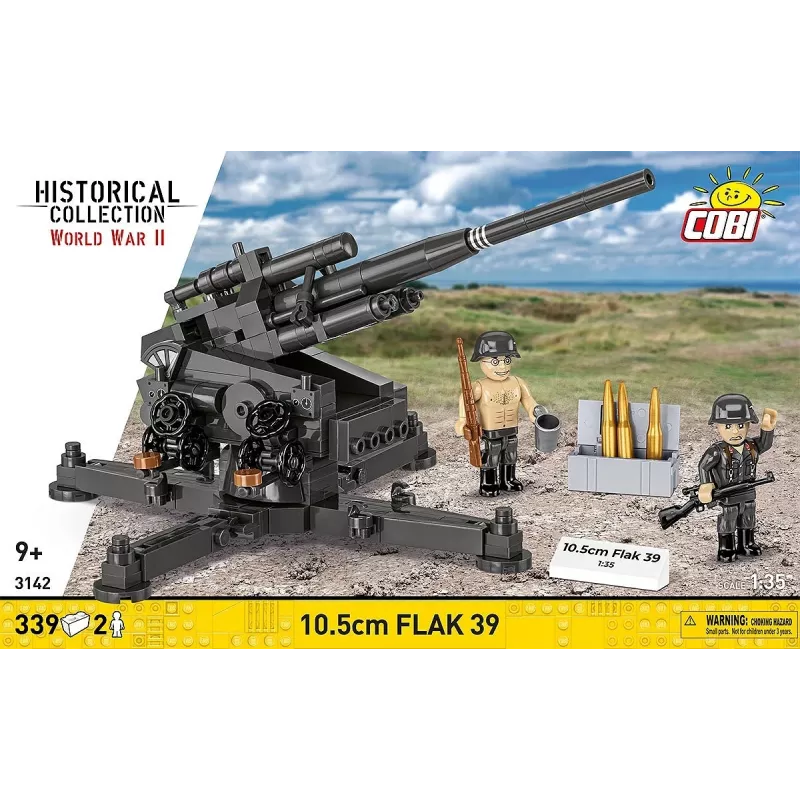 Set de construcción Cobi Blocks 10,5 cm Flak 39 — 339 piezas