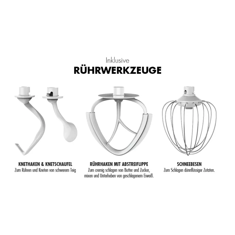 Gastroback 42827 Design Advanced Digital Batidora de pie, 600 W, 5 l