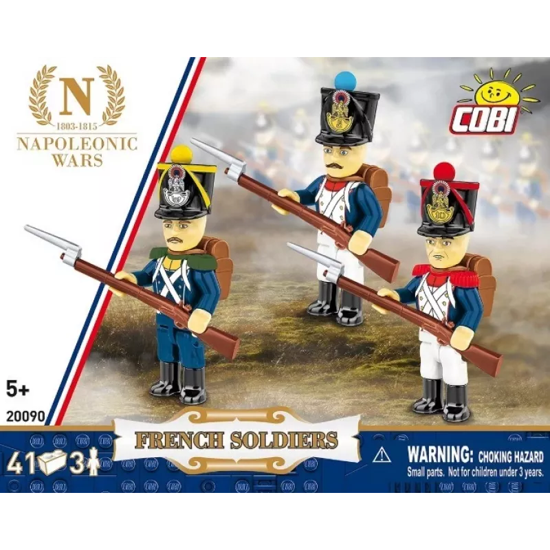 Set de construcción Soldados franceses, 41 piezas