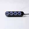 Regleta de enchufes Shelly Plug & Play PS4 Gen4 — 4 enchufes, 12 A por enchufe