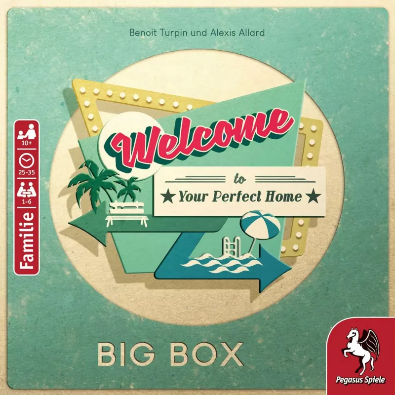 Bienvenido a tu hogar perfecto Big Box, juego de mesa