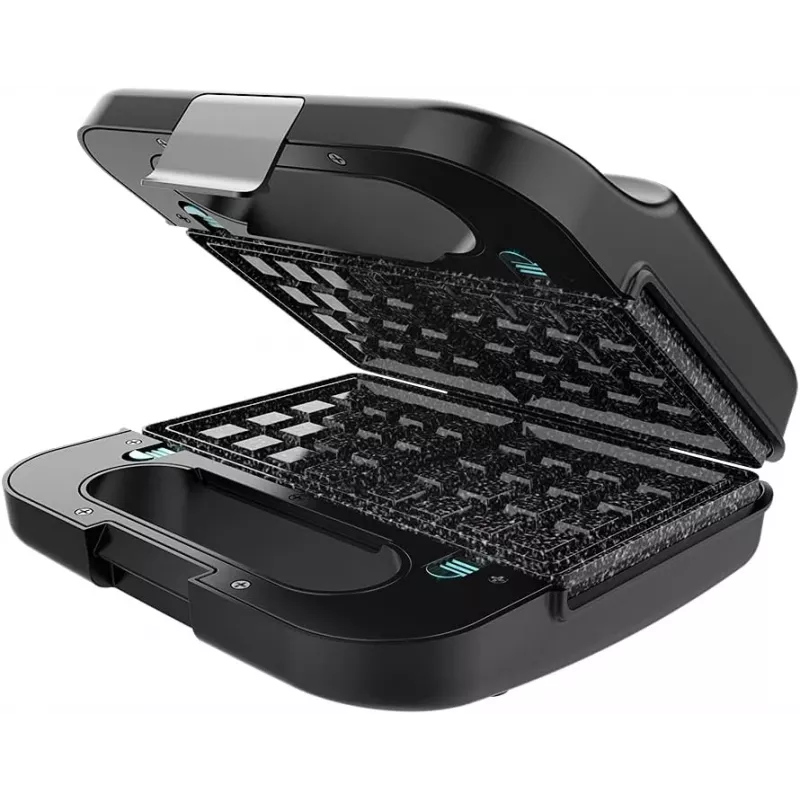 Cecotec Sandwichera | Rock’nToast 4in1 | 1000 W | Número de placas 4 | Negro