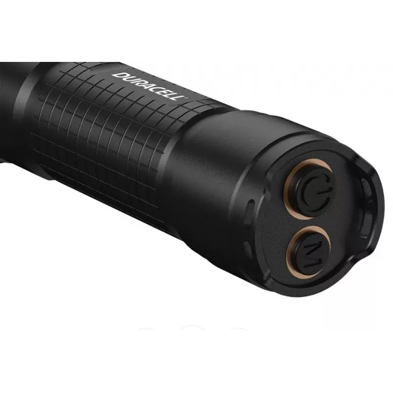 Linterna Duracell DF1500R en caja de regalo negra