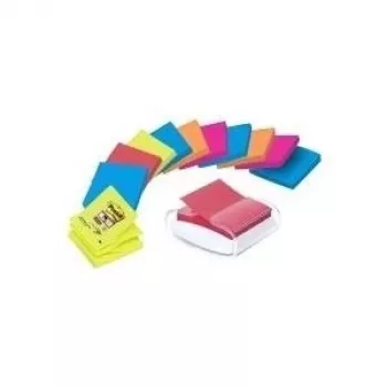 Dispensador de notas 3M PRO-W12N blanco con 12 notas Z 76×76 mm