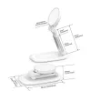 Soporte magnético SODI BM-310 blanco MagSafe — soporte magnético para teléfono compatible con cargadores MagSafe