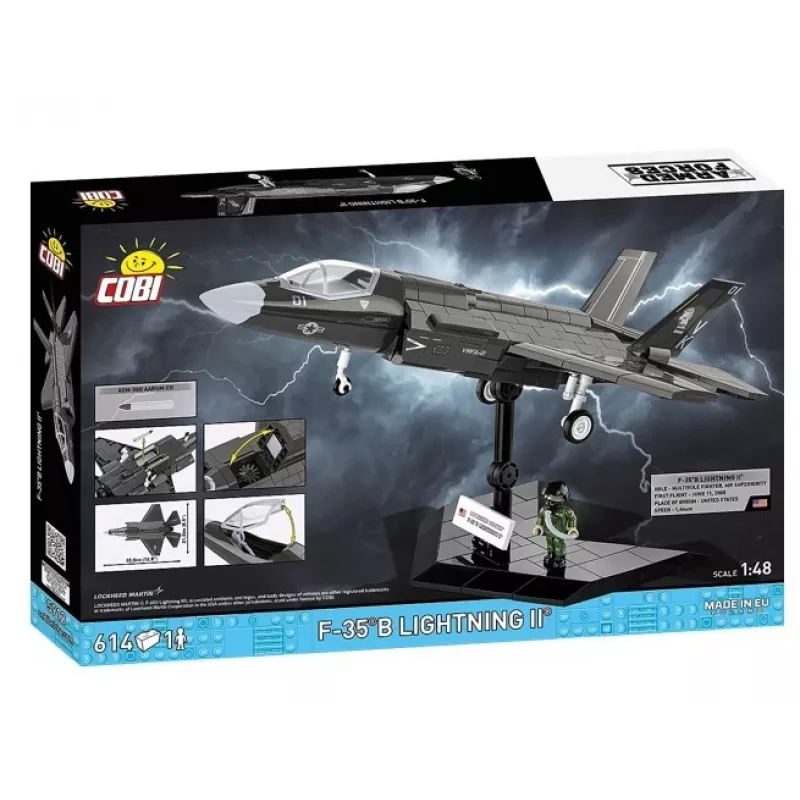 Bloques de construcción F-35B Lightning II - 614 piezas
