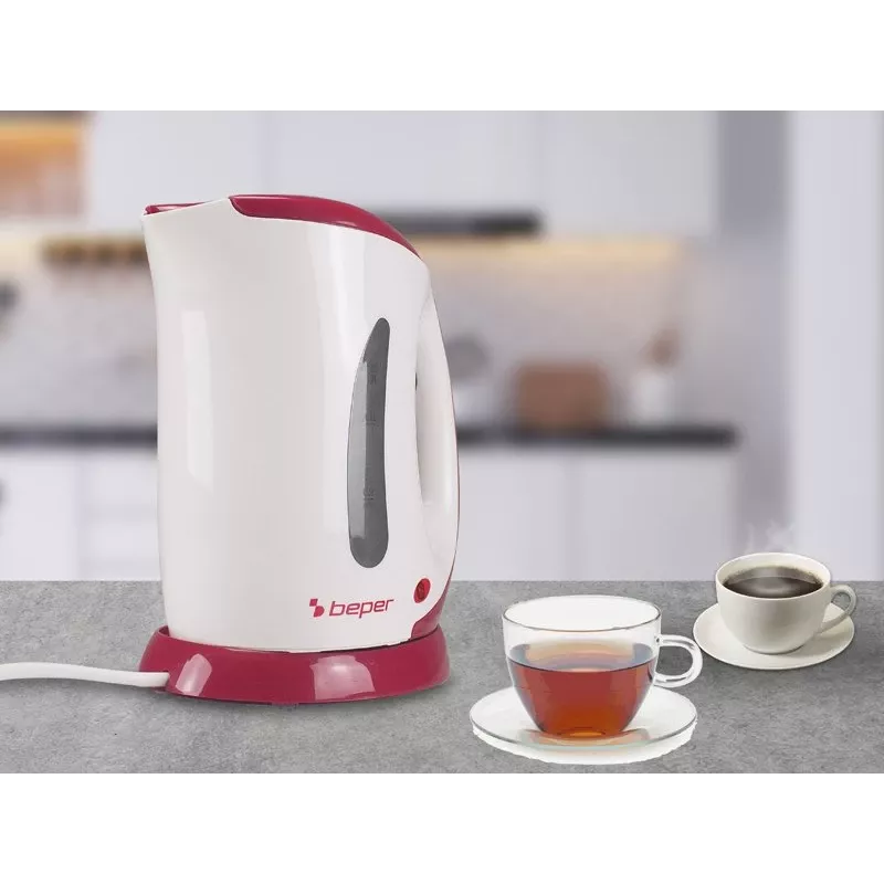 Hervidor eléctrico Beper BB.050 1L 2200W blanco