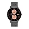 Smartwatch Colmi V89 acero negro con medidor de frecuencia cardíaca, sumergible