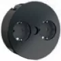 Bachmann TWIST - 2 m - 2 salidas de CA - interior - metal - plástico - negro - 42,5 mm