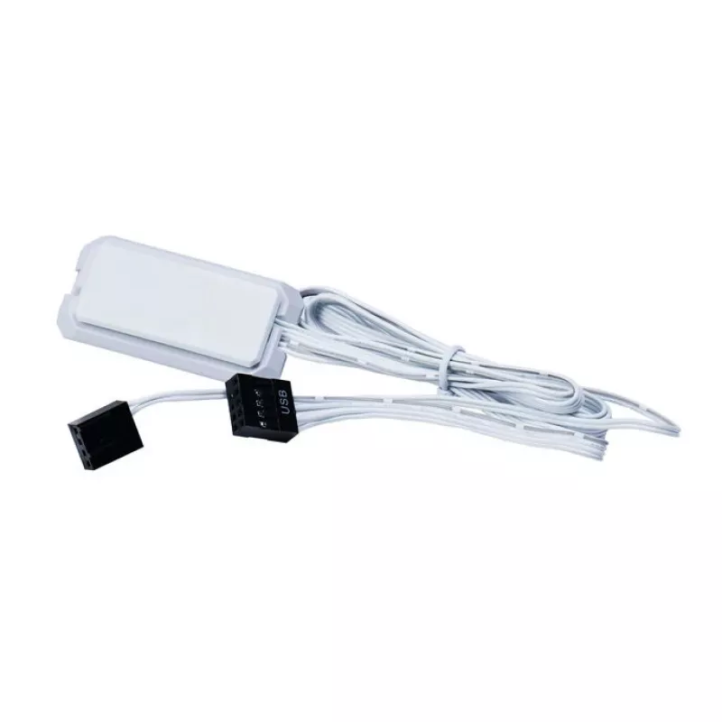 Lian Li UNI FAN SL Wireless LCD 120 Reverse Blade ventilador de caja, ARGB, PWM, 120 mm, blanco