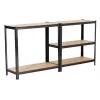 Extralink Estantería metálica 180x90x40 negro