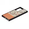 Funda protectora Man and Wood para Samsung Galaxy Note 20 Ultra — Flor rosa sobre negro