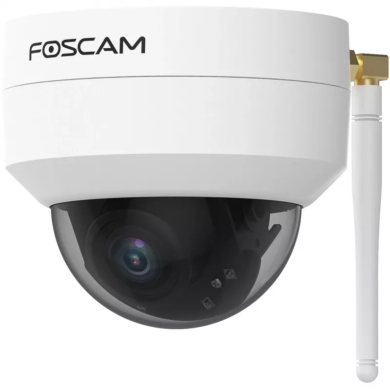 Foscam D4Z cámara de vigilancia IP para exterior, 4 MP, 1536p, Wi-Fi AC, LAN, blanca