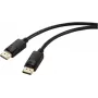 Renkforce Cable de conexión DisplayPort conector DisplayPort macho, conector DisplayPort macho 2,00 m Negro Cable DisplayPort (RF-5771514)
