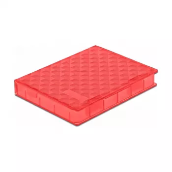 Caja de protección Cover DeLOCK 18370 rojo
