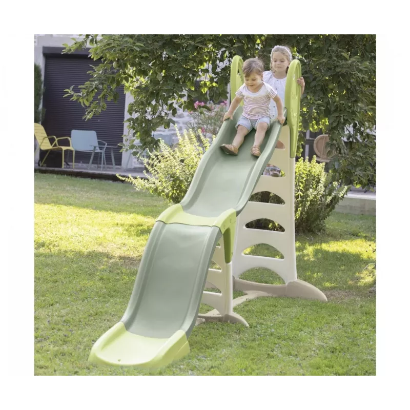 Tobogán de exterior SMOBY Megagliss 2 en 1 Modelo 7600820201 con tobogán de agua y funciones de escalada