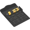Wera 05018110001 Kraftform Kompakt 900 Set 1 juego de destornilladores con destornillador de impacto y puntas, 19 piezas, 1/4", negro/amarillo
