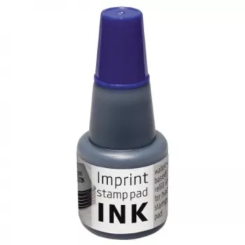 Trodat Imprint 143657 Tinta para sellos, a base de agua, 24 ml, azul