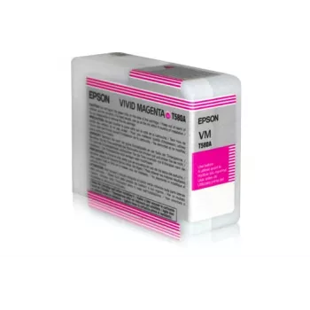 Epson Singlepack Vivid Magenta T580A00, Vivid Magenta, tinta pigmentada, 80 ml, 1 unidad