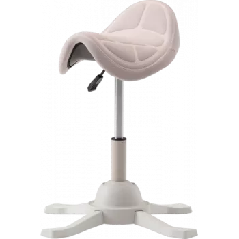 Asiento ergonómico de equilibrio Up Up Toronto blanco, tejido marfil, pistón de gas más largo