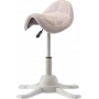 Asiento ergonómico de equilibrio Up Up Toronto blanco, tejido marfil, pistón de gas más largo