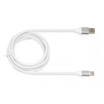 Cable USB-A a USB-C IBOX IKUMTCWQC 1,5 m, USB 2.0, 3 A, blanco