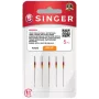 Agujas de máquina de coser doméstica SINGER modelo 2020 SZ12 BLST tamaño 12, pack de 10 (N202011M1003)
