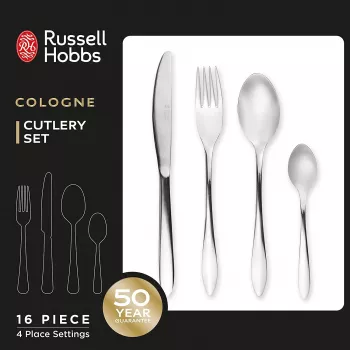 Cubertería Russell Hobbs RH02221EU7 16 piezas acero inoxidable