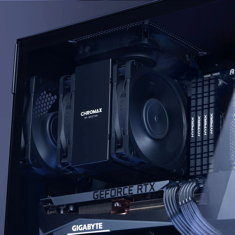 Noctua NA-HC8 chromax.Negro cubierta para disipador
