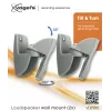 Vogels | Soporte para altavoz | VLB500 | Giro, inclinación | Carga máxima 5 kg | Plata