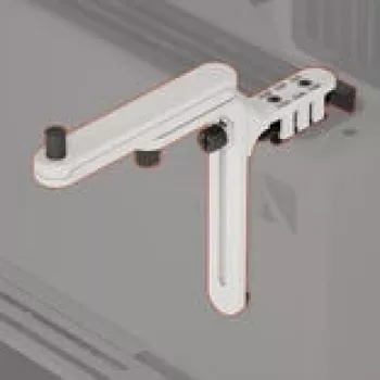 Soporte de montaje para GPU HAVN HS 420 blanco — soporte PCIe riser/soporte para tarjetas gráficas