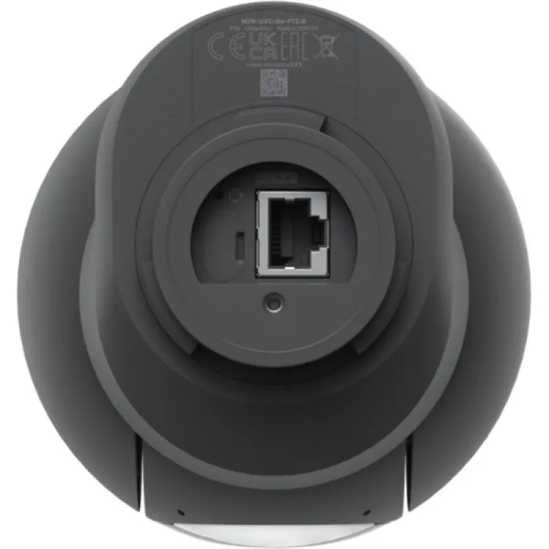 Ubiquiti UVC-G6-PTZ-B cámara todo tiempo 4K de doble lente con zoom híbrido 10x, sensor de imagen 1/1.8 8MP, motor de IA Multi-TOPS y paneo-tilt de latencia ultrabaja