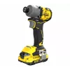 Stanley SFMCF830D2K-QW atornillador de impacto sin escobillas, 2×2,0 Ah, 3200 rpm, negro/amarillo
