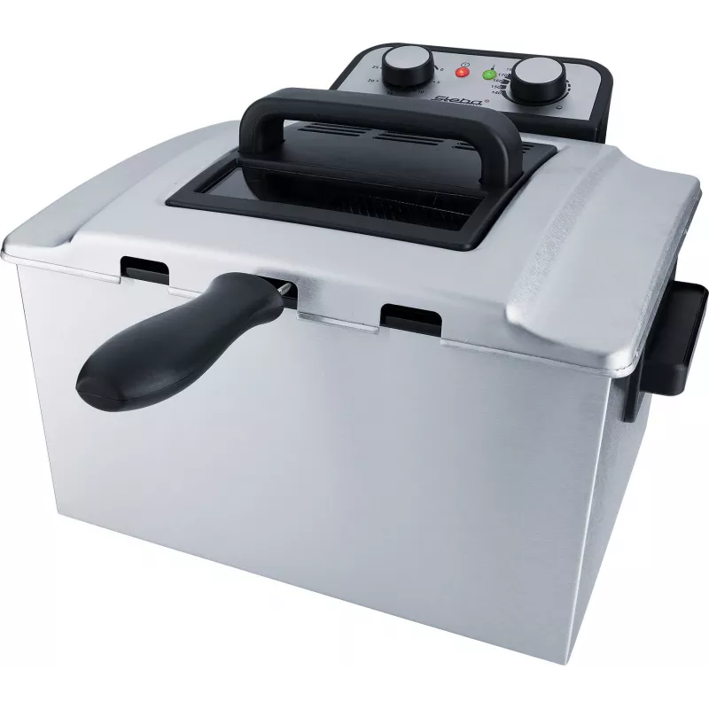 Freidora Steba DF 300 Double 5 L 3000 W negra acero inoxidable