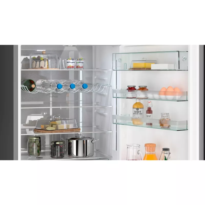 Siemens KG49NAXCF frigorífico combi independiente 440 L acero inoxidable