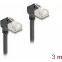 Cable de red DeLOCK RJ45 Cat.6A 3 m Negro
