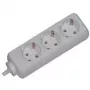 Regleta de enchufes Bachmann 3x Schuko H05VV-F 3G 1,50 mm² 16 A/3680 W 3 m