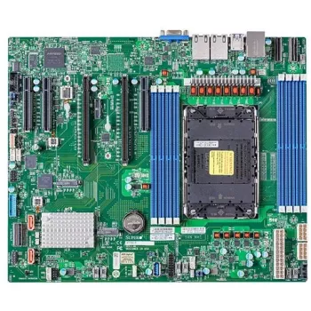 Super Micro SUPERMICRO X13SEI-F - Placa base - ATX - LGA4677 Socket-E - Chipset Intel C741 - USB 3.2 Gen 1 - 2 x Gigabit LAN - Gráficos integrados (MBD-X13SEI-F-B)