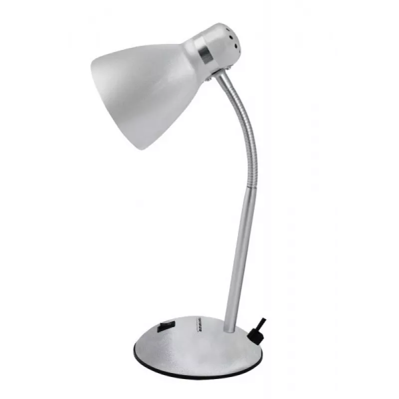 Lámpara de mesa Esperanza ELD113S E27 12 W LED plateada