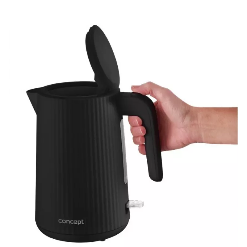 Hervidor de agua 1,7 l Concept RK2391 negro