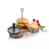 Set de hamburguesas GEFU G-89494 de 3 piezas, acero inoxidable, resistente al calor