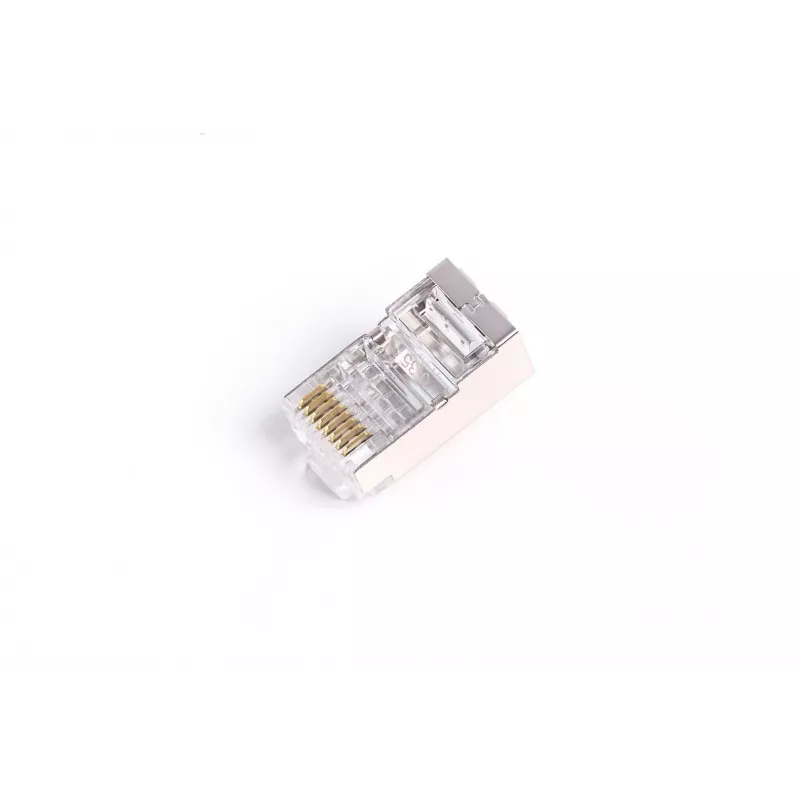 Conector macho RJ45 apantallado cat.6 universal cable/flexible 8P8C 100 uds.