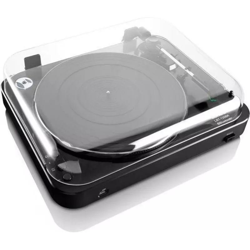Tocadiscos con transmisión por correa Lenco LBT-120BK Negro Semiautomático