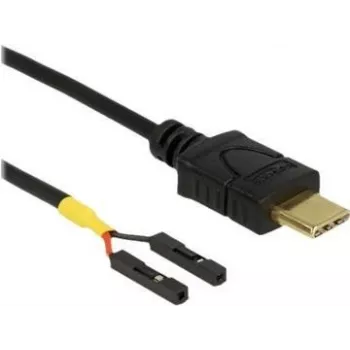 Cable USB DeLOCK 85396 0,3 m USB C negro