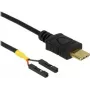 Cable USB DeLOCK 85396 0,3 m USB C negro