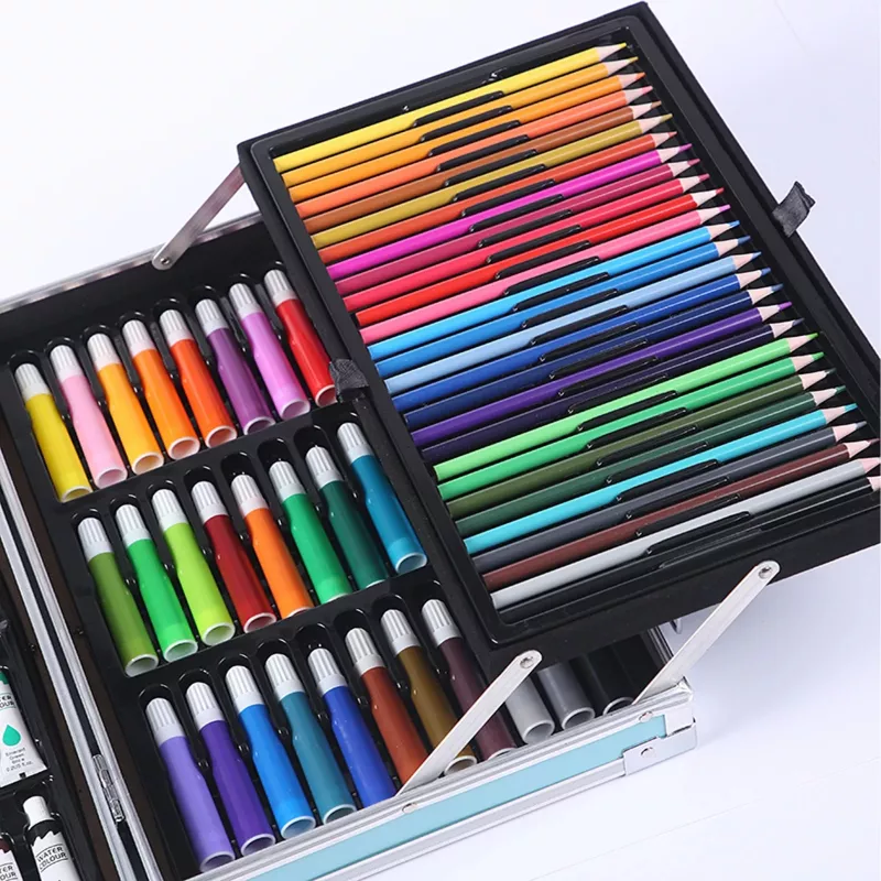 Set de pintura Extralink EX.20154 — set de arte infantil de 145 piezas en maletín grande